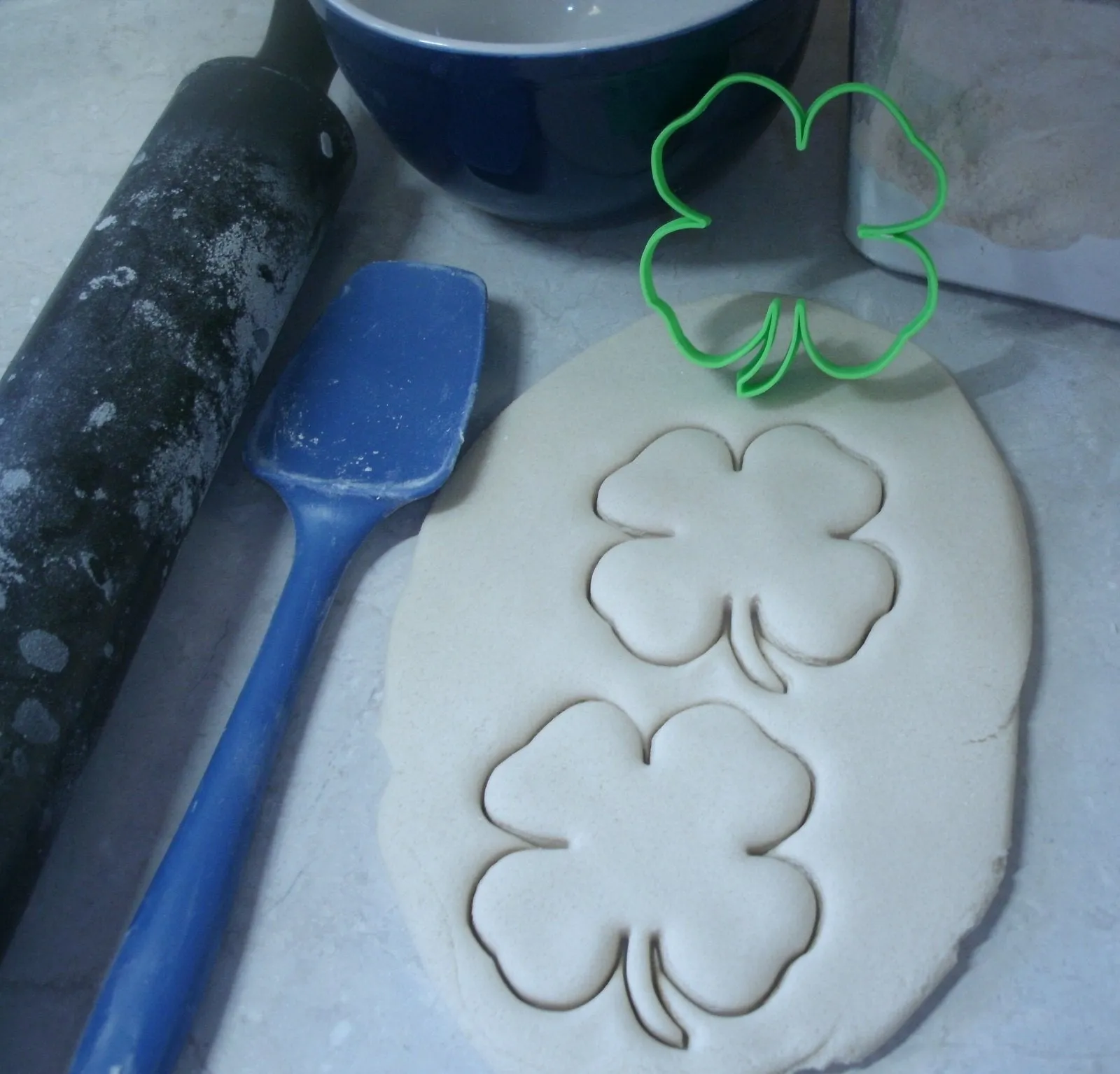 4H Clover Lucky Leaf Pledge Head Heart Health Hands Cookie Cutter USA PR2436