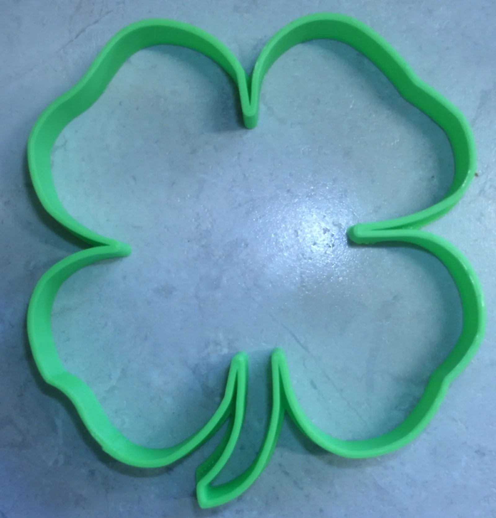 4H Clover Lucky Leaf Pledge Head Heart Health Hands Cookie Cutter USA PR2436