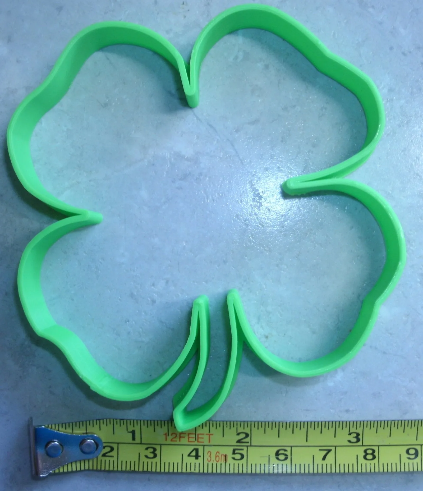 4H Clover Lucky Leaf Pledge Head Heart Health Hands Cookie Cutter USA PR2436