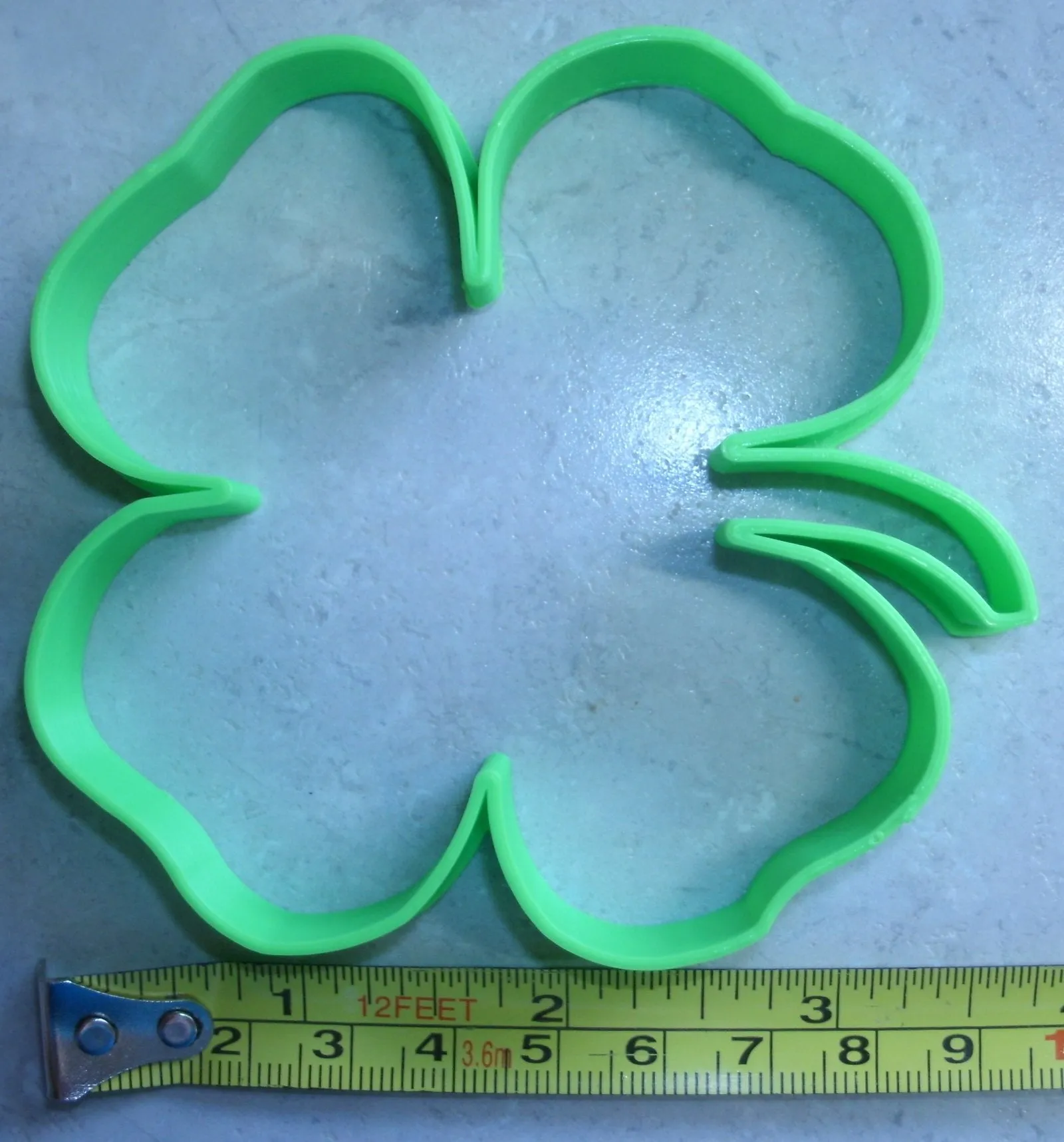 4H Clover Lucky Leaf Pledge Head Heart Health Hands Cookie Cutter USA PR2436