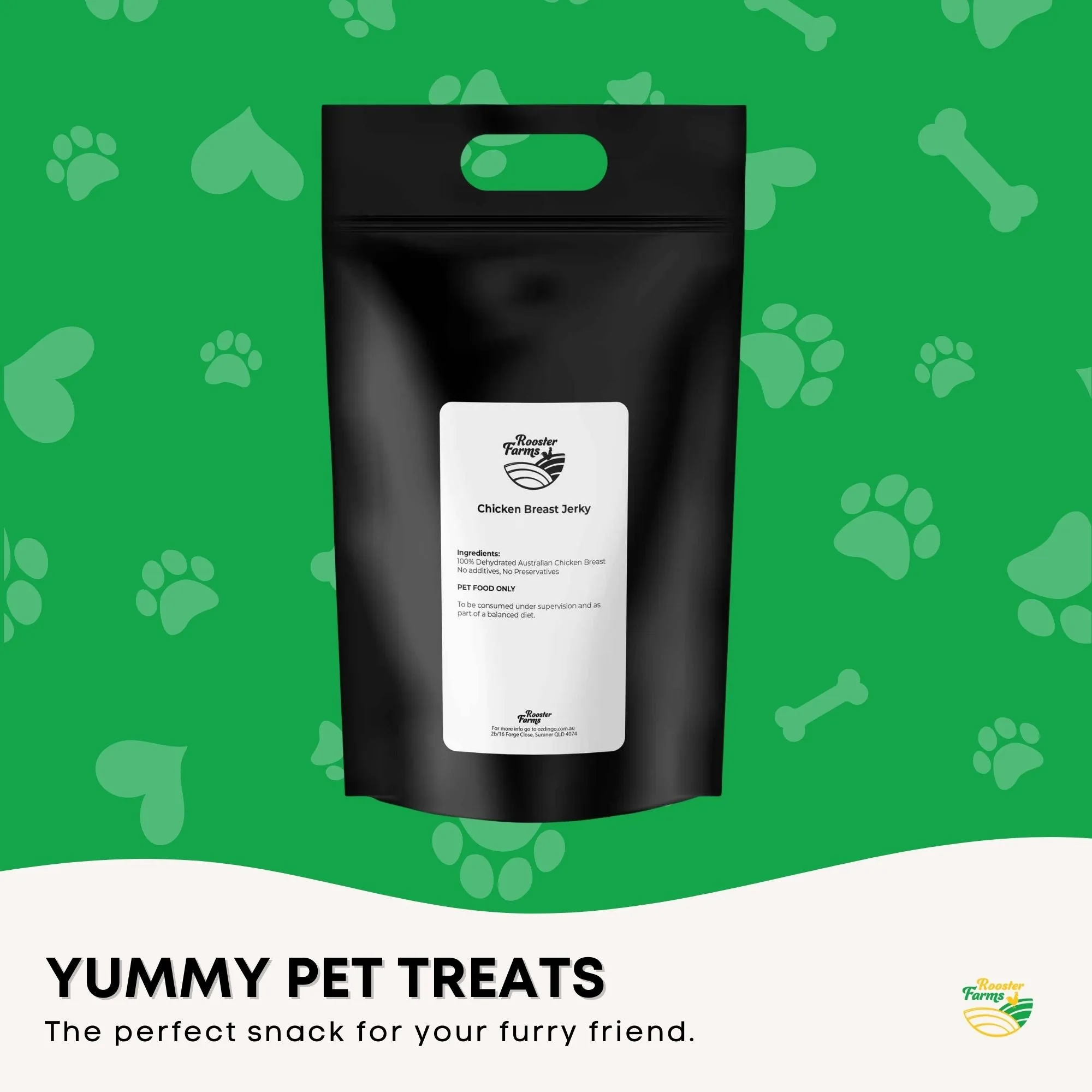 5Kg Dog Treat Chicken Breast Jerky - Dehydrated Australian Healthy Puppy Chew