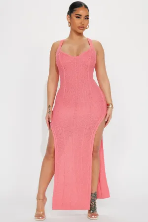 Allira Maxi Dress - Salmon