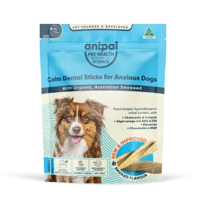 Anipal Calm Dental Sticks for Anxious Dog Treats 210g