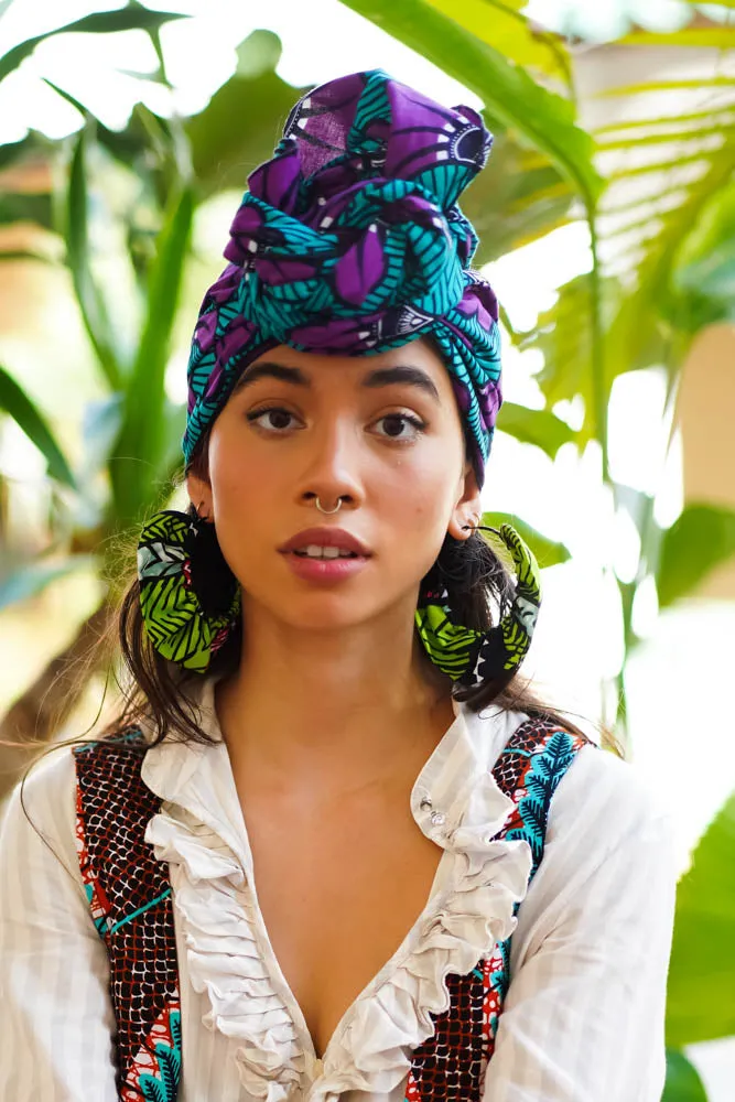 Anne Purple Rolls Royce Headwrap