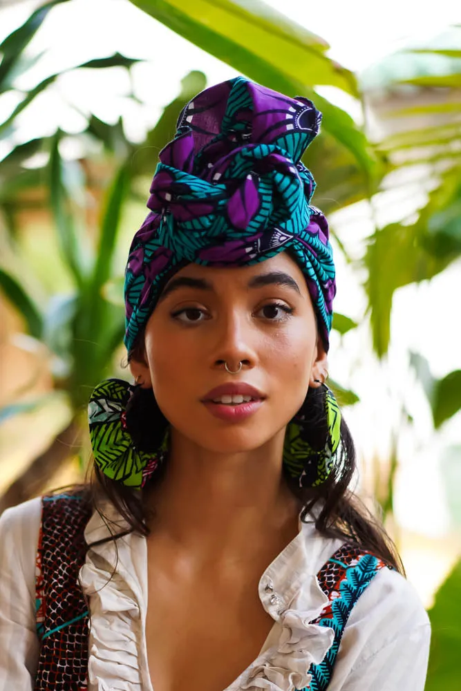 Anne Purple Rolls Royce Headwrap