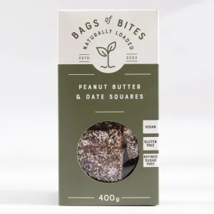 Bags of Bites - Peanut Butter & Date Squares
