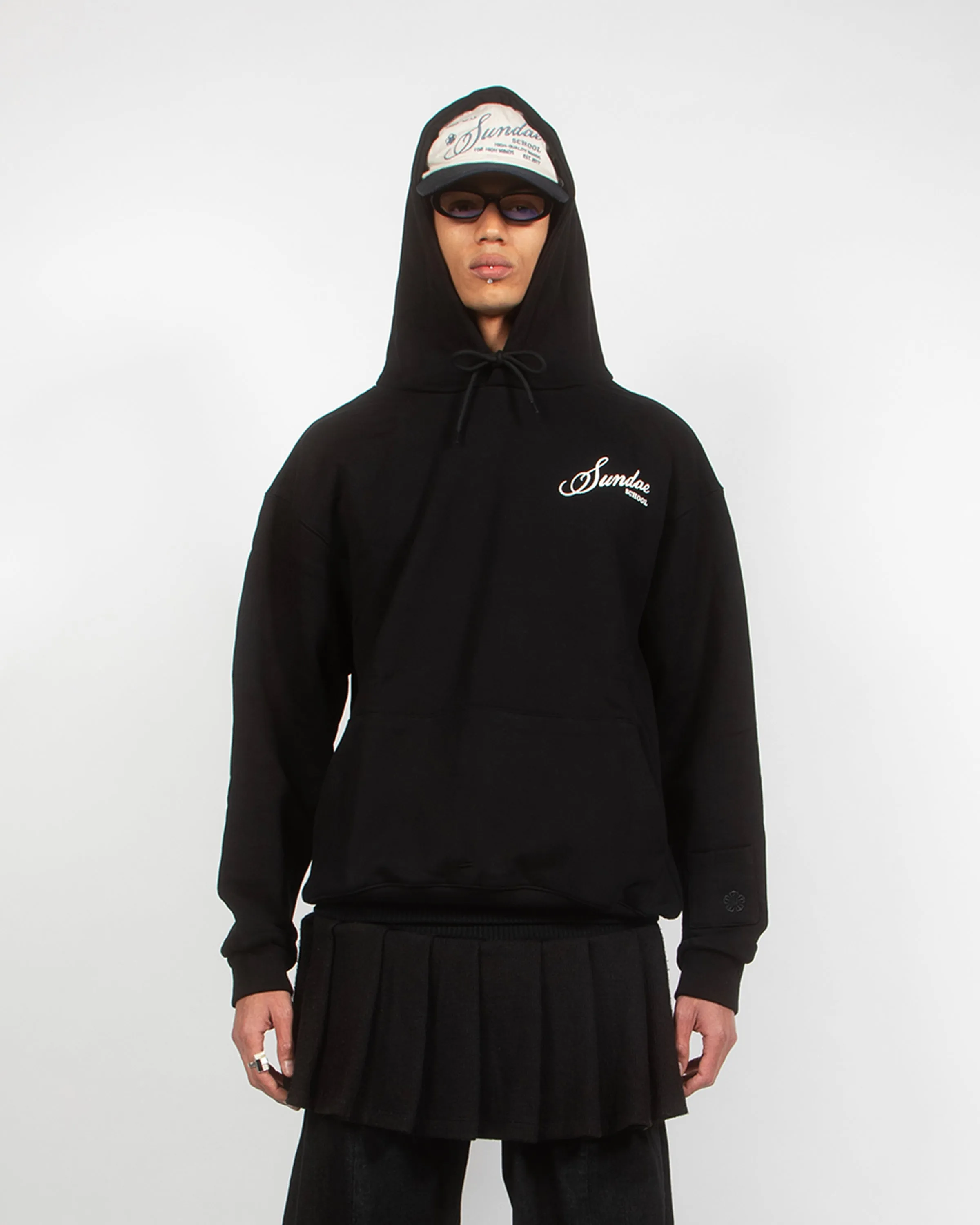 BLACK SUNDAE PATCH HOODIE