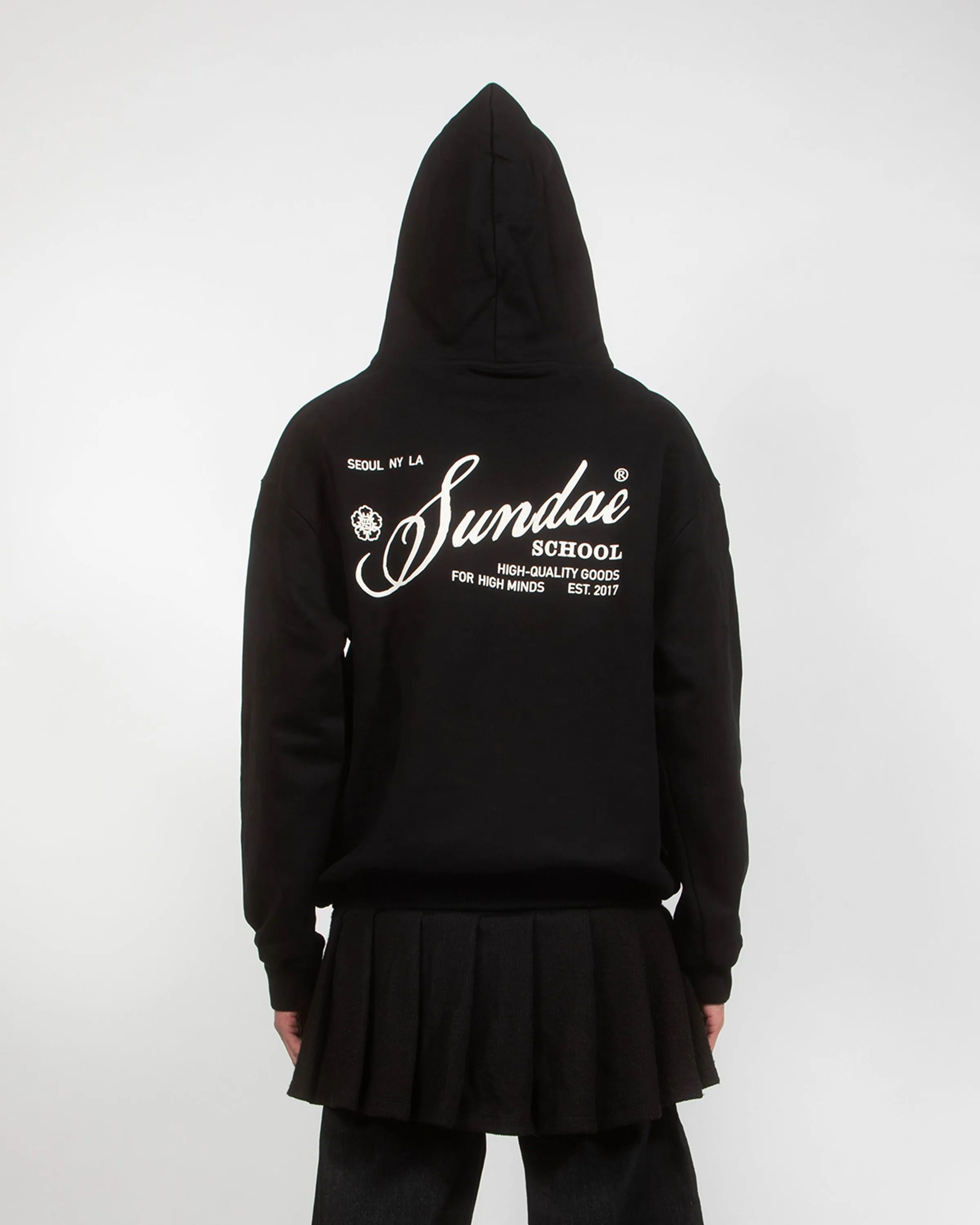 BLACK SUNDAE PATCH HOODIE