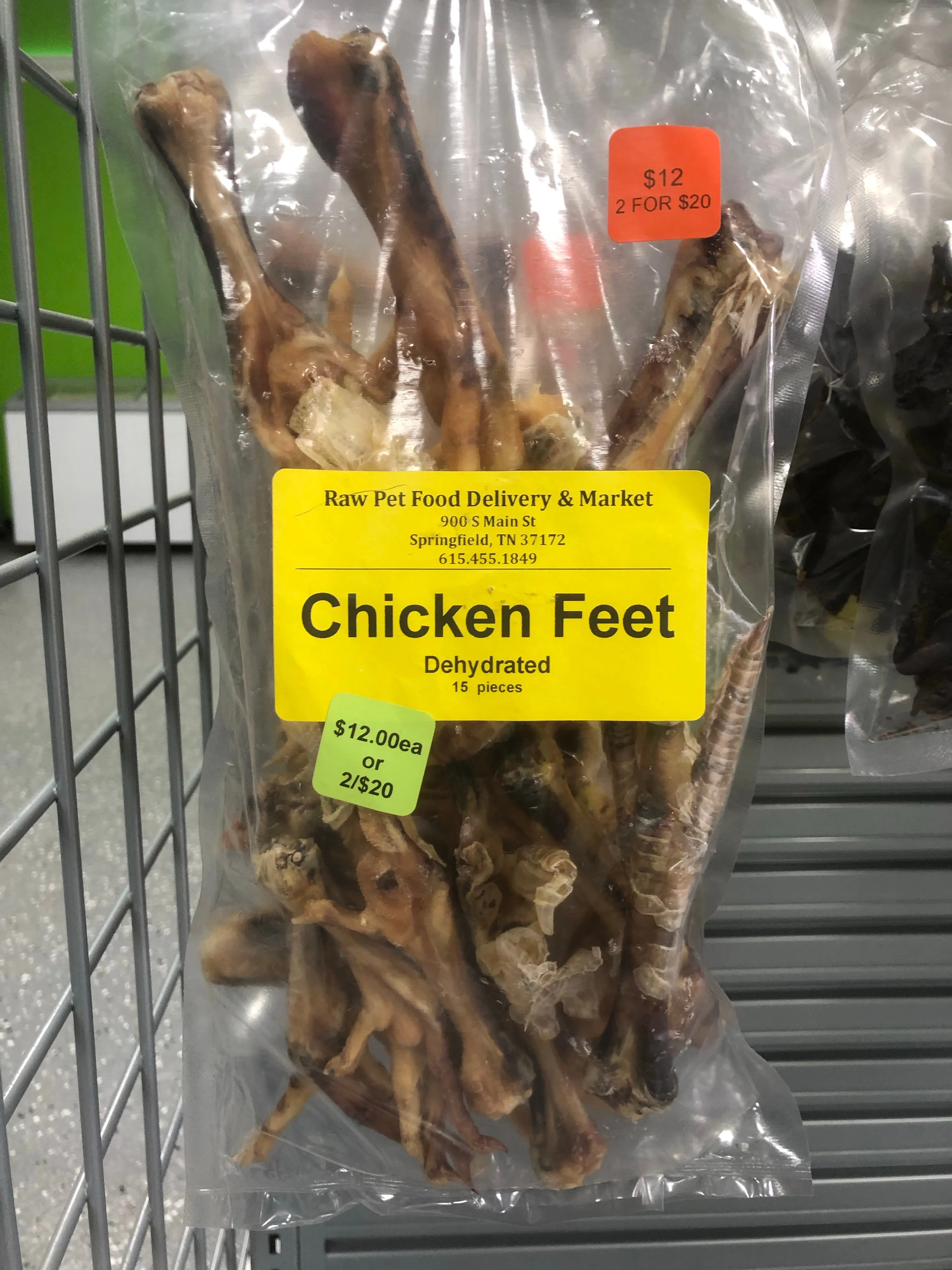 Chicken Feet **Dehydrated PET CANDY Treat