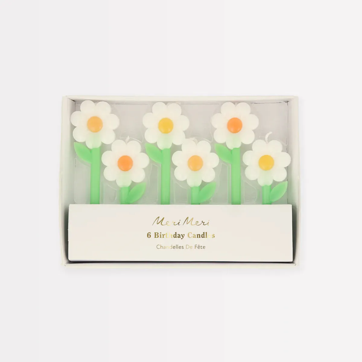Daisy Candles (x 6)