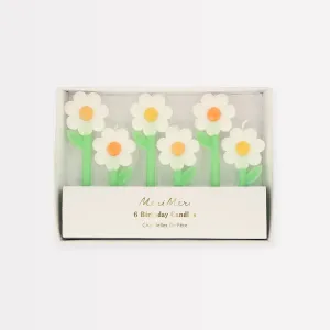 Daisy Candles (x 6)
