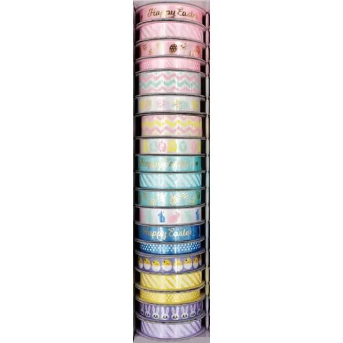 Easter Ribbon Mix 19 Rolls