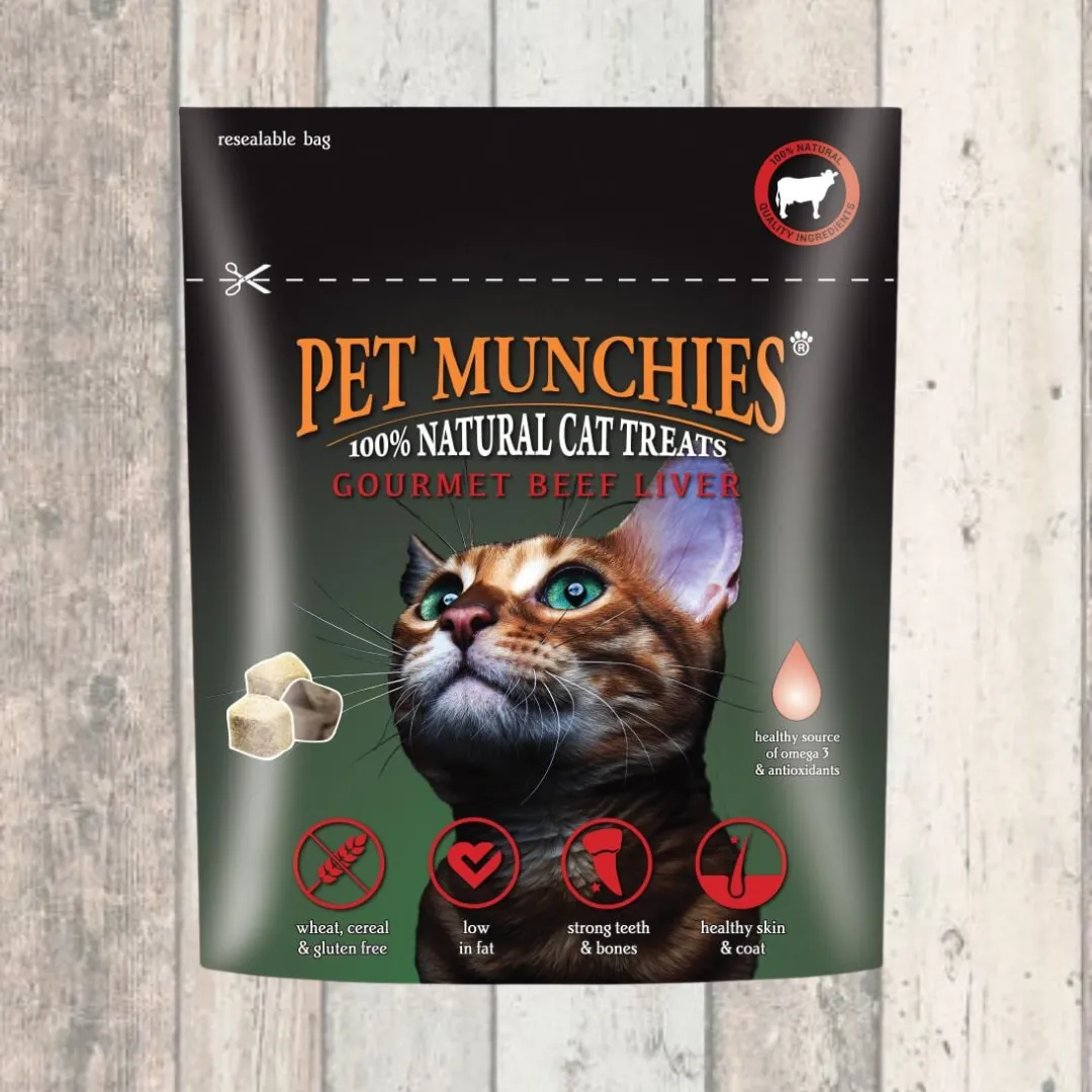 Gourmet Beef Liver Pet Munchies Cat Treats