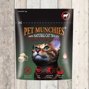 Gourmet Beef Liver Pet Munchies Cat Treats