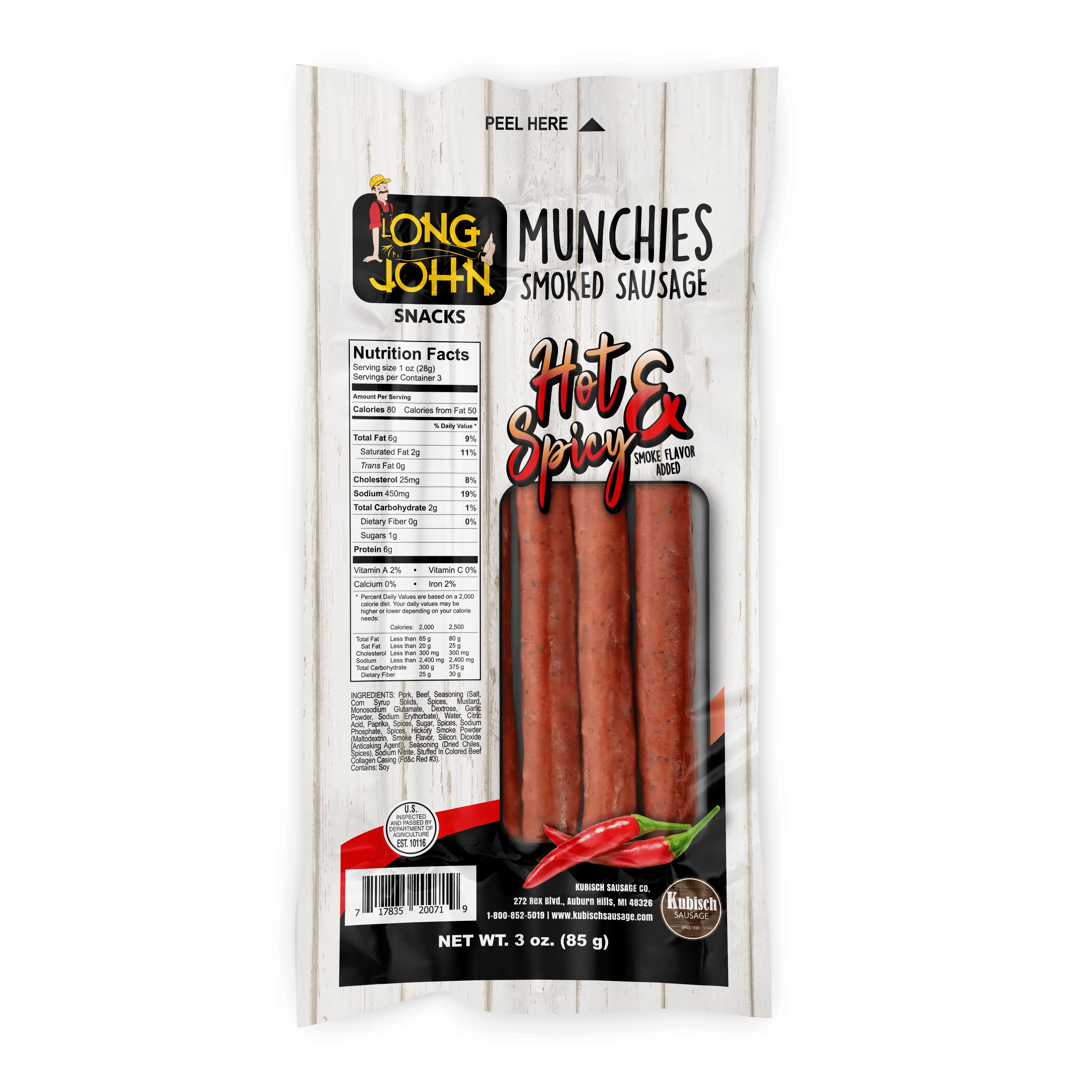 Hot & Spicy Munchies- 3oz.