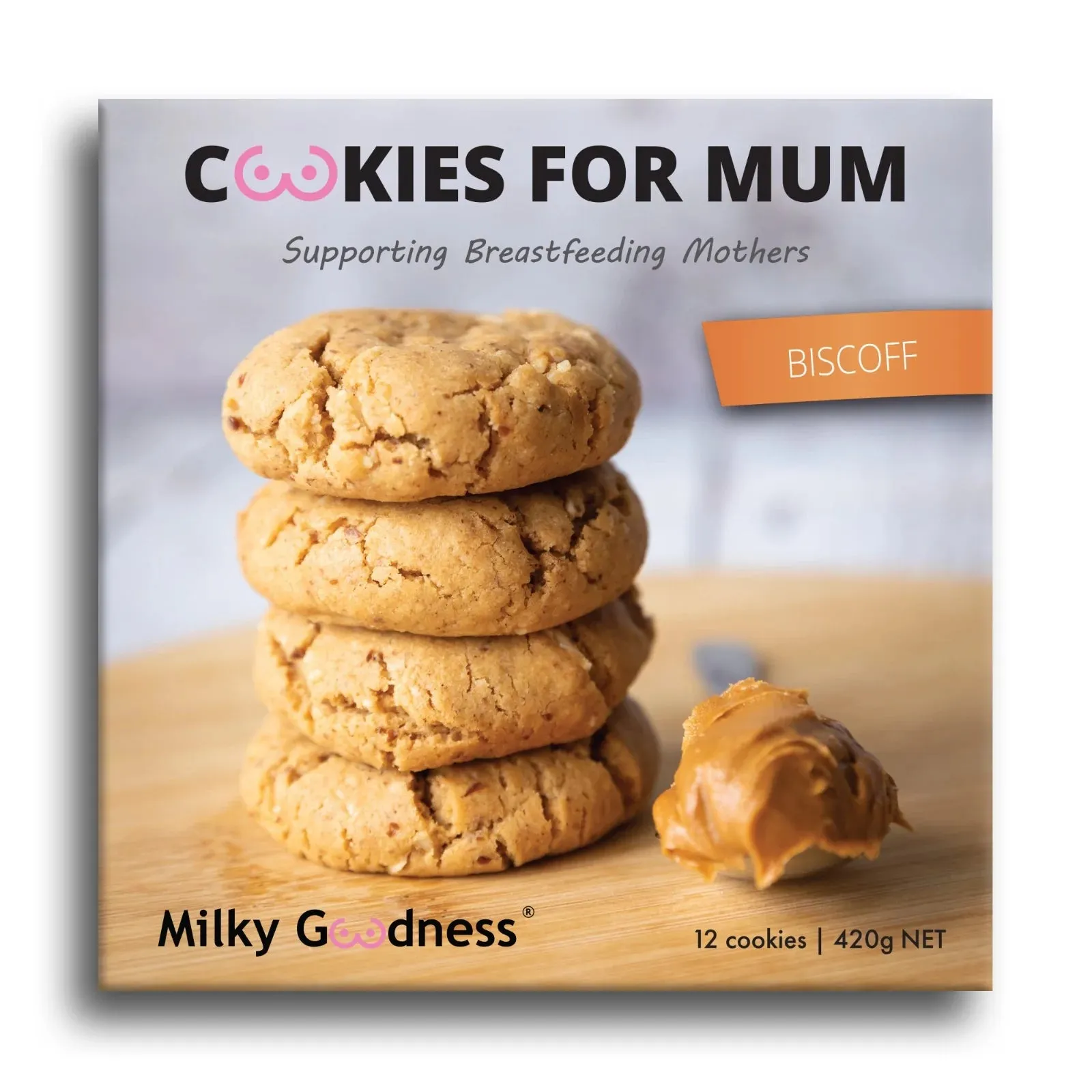 Lactation Cookies - Biscoff (Dairy-free)