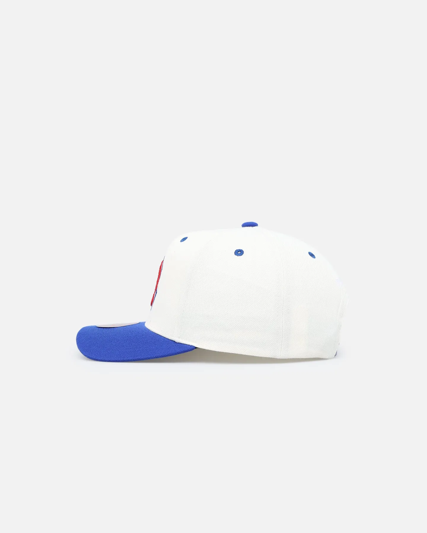 Mitchell & Ness Atlanta Braves Go Team Go Snapback White Cream/Blue