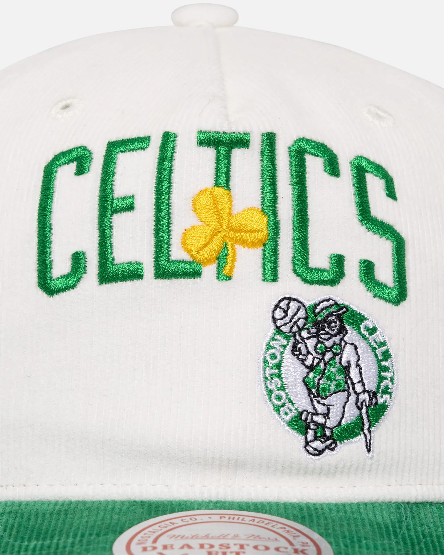 Mitchell & Ness Boston Celtics Vintage Origin Snapback White/Green