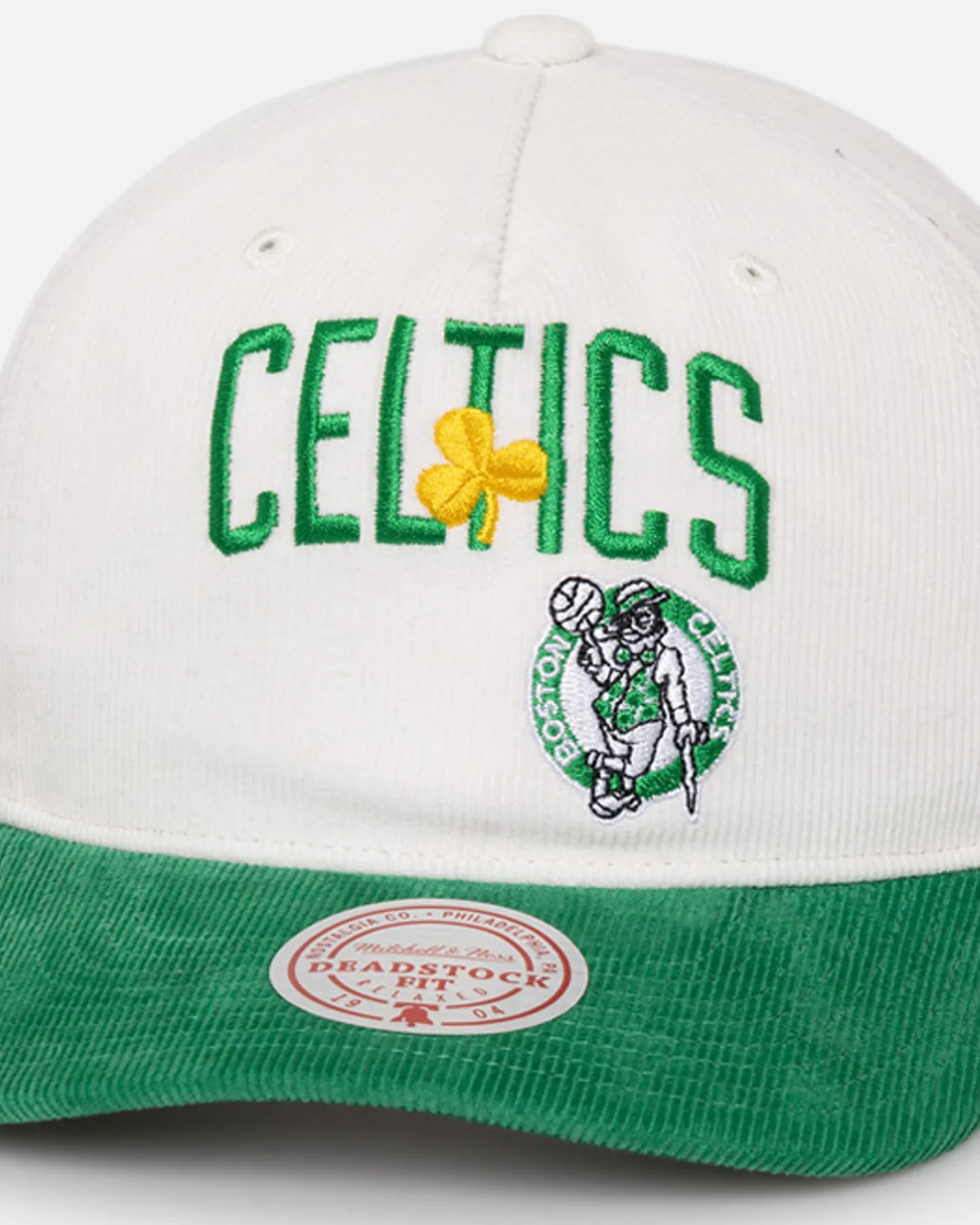 Mitchell & Ness Boston Celtics Vintage Origin Snapback White/Green