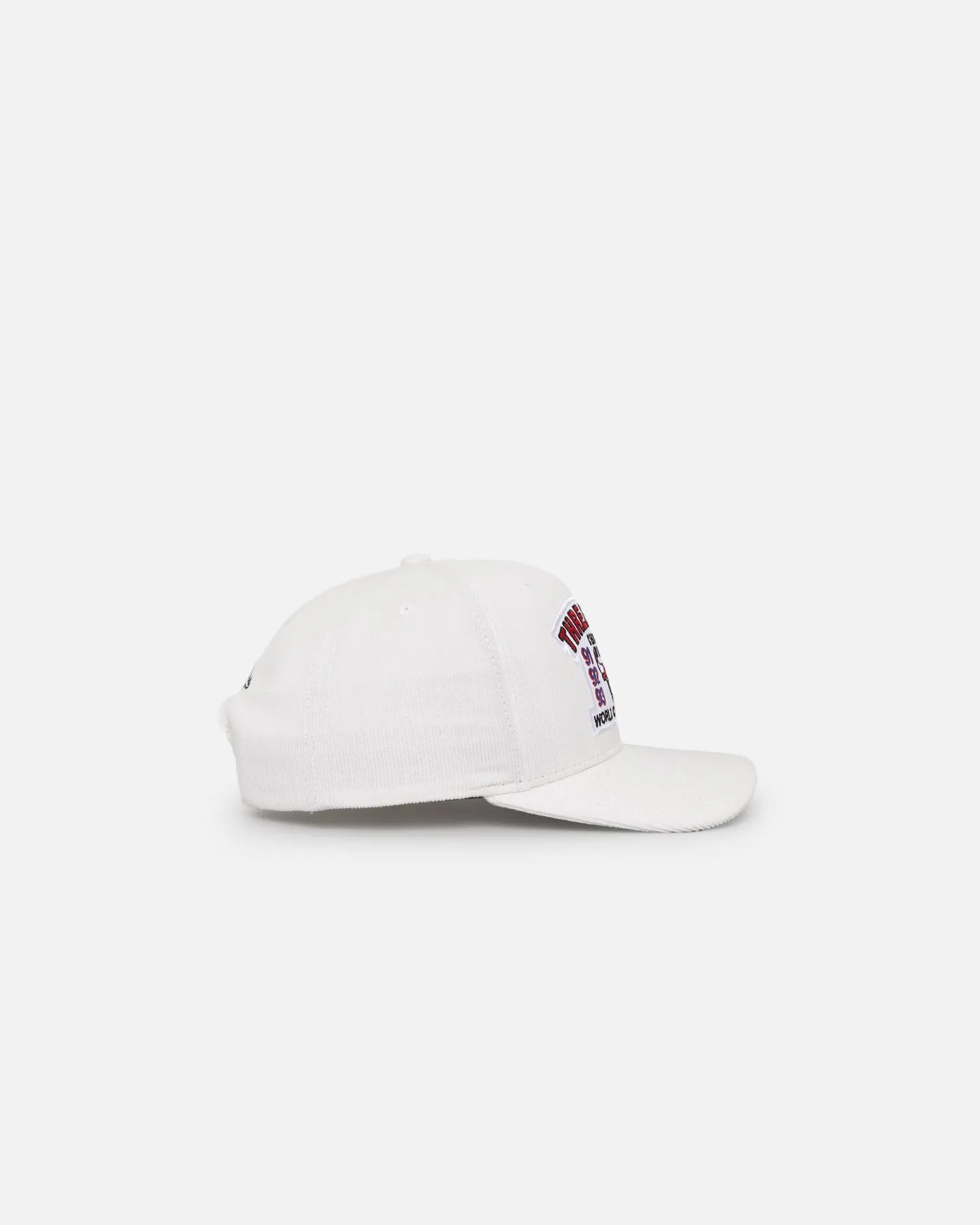 Mitchell & Ness Chicago Bulls 3 Time OG Corduroy Snapback White