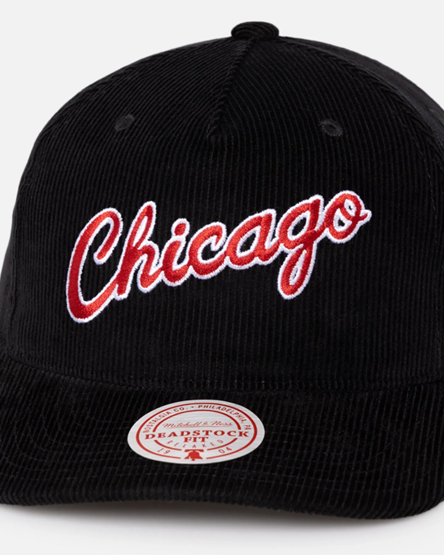 Mitchell & Ness Chicago Bulls Laguna Redline Panel Snapback Black