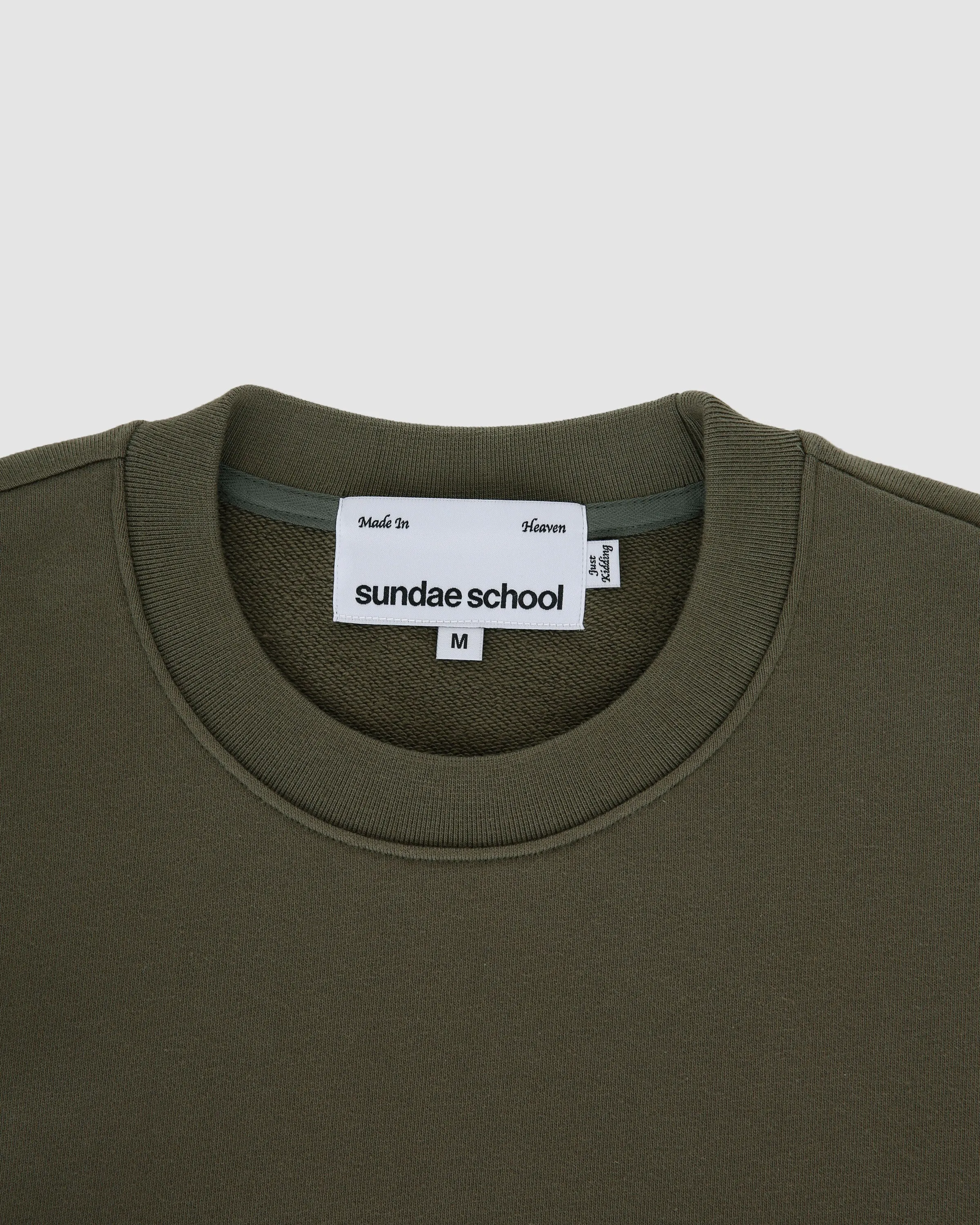 Olive Green Uniform Crewneck