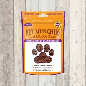 Pet Munchies Chicken & Liver Training Dog Treats