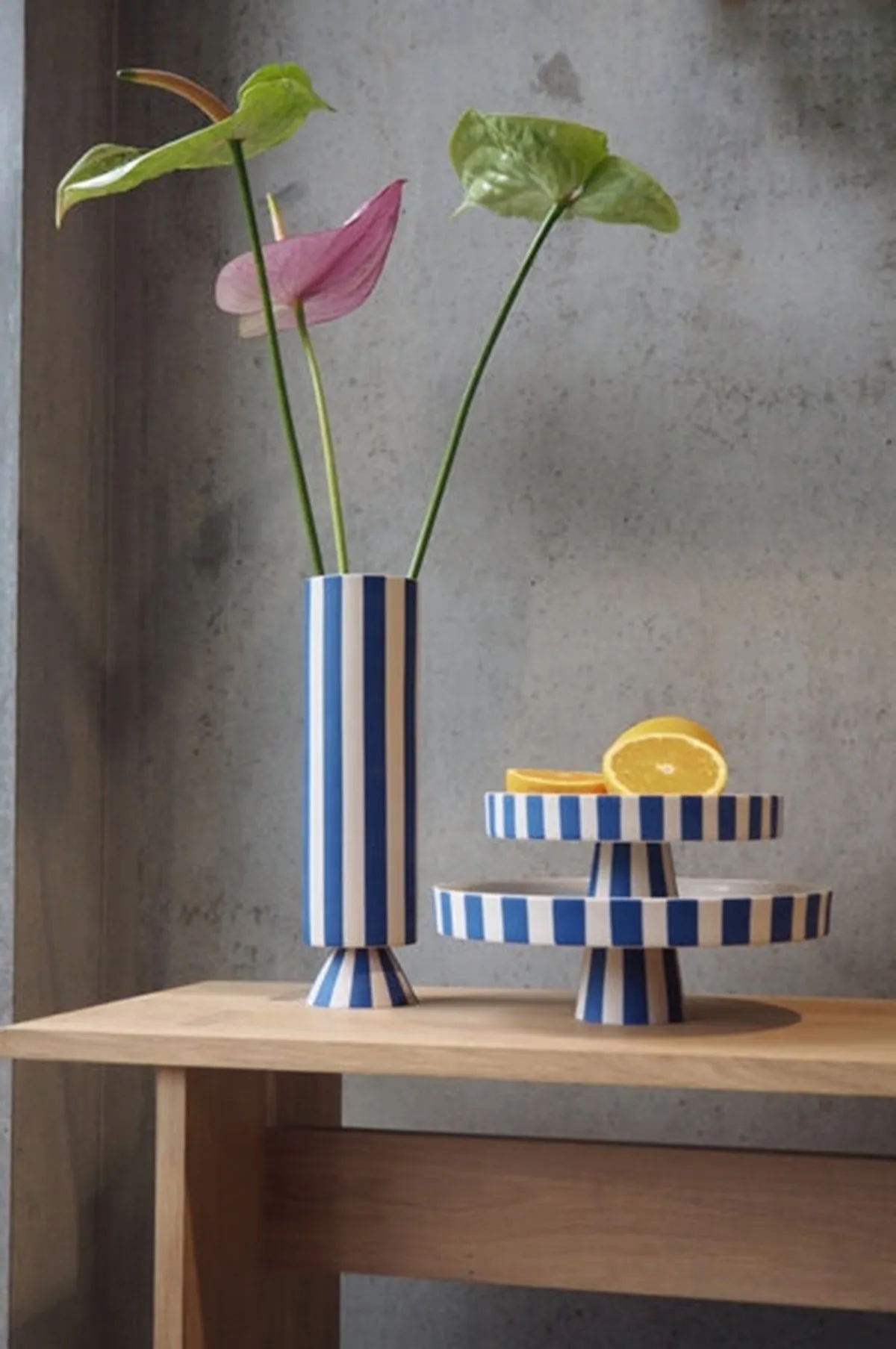 Toppu Tray Small Optic Blue