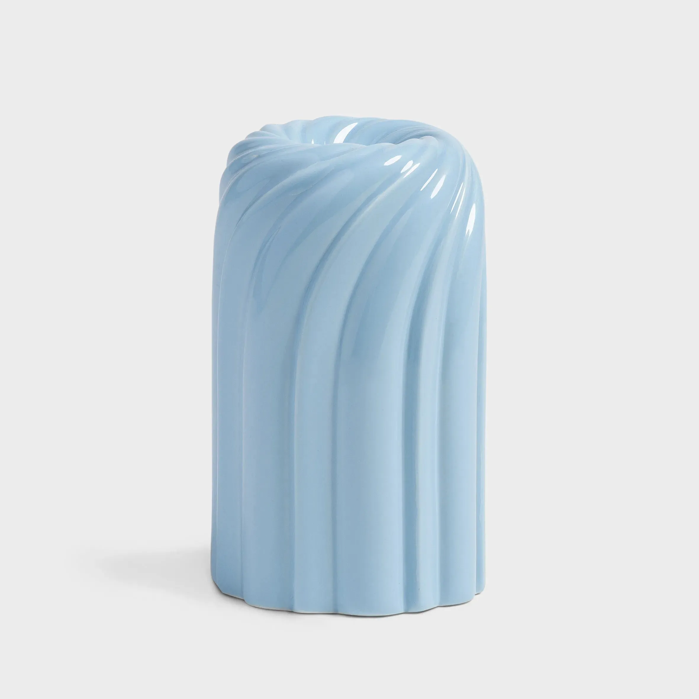 Turban Candle Holder (Light Blue)